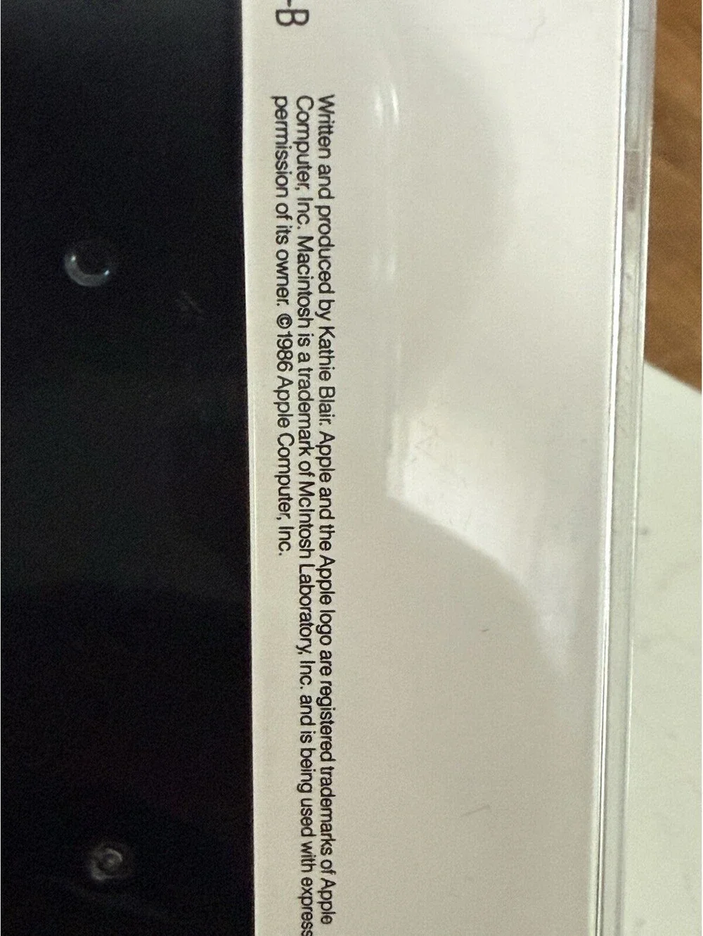 1984 Macintosh Plus A Guided Tour  Cassette , Vintage